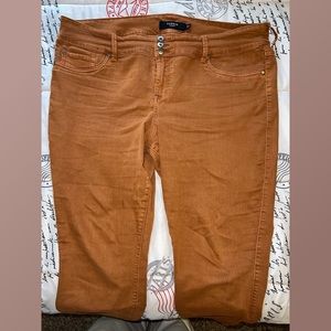Torrid Cropped Burnt Orange Jeans